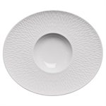 3 Assiettes gourmet Boréal satin 30x26 cm Guy Degrenne